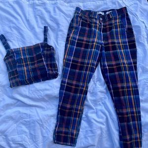 Hollister Plaid Set